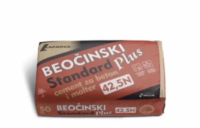 Beočinski cement Standard Plus 42,5N — 25 kg